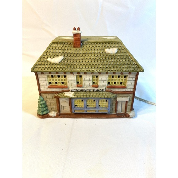 gargarys forge christmas village house building 1990 national decorations - Picture 2 of 10